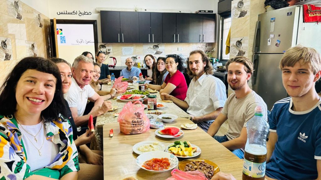 Volunteer with Palestinian Children