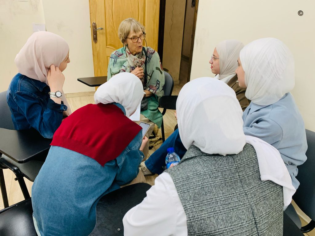 Volunteer In A Technology Program In Palestine